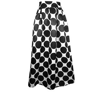 SOLD******Polka dot pleated skirt